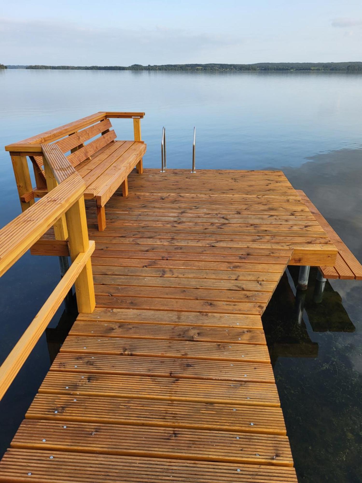 Ferienwohnung Am See Mit Terrasse Ашеберг Экстерьер фото